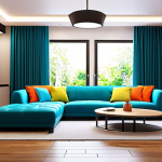 **

Prompt:  "Modern living room interior design, AI generated visualization, bright colors, comfortable furniture, 3D model preview, realistic rendering."

**